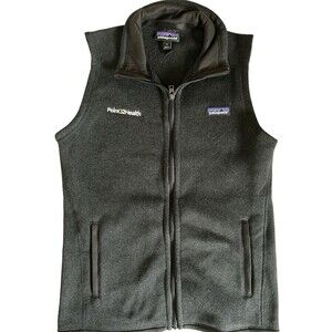 Patagonia Women's Better Sweater Fleece Vest Zip Up Size Small Black